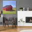  «Primaire 5» par Carol Young, art mural en verre acrylique, 36 po x 36 po-909576320