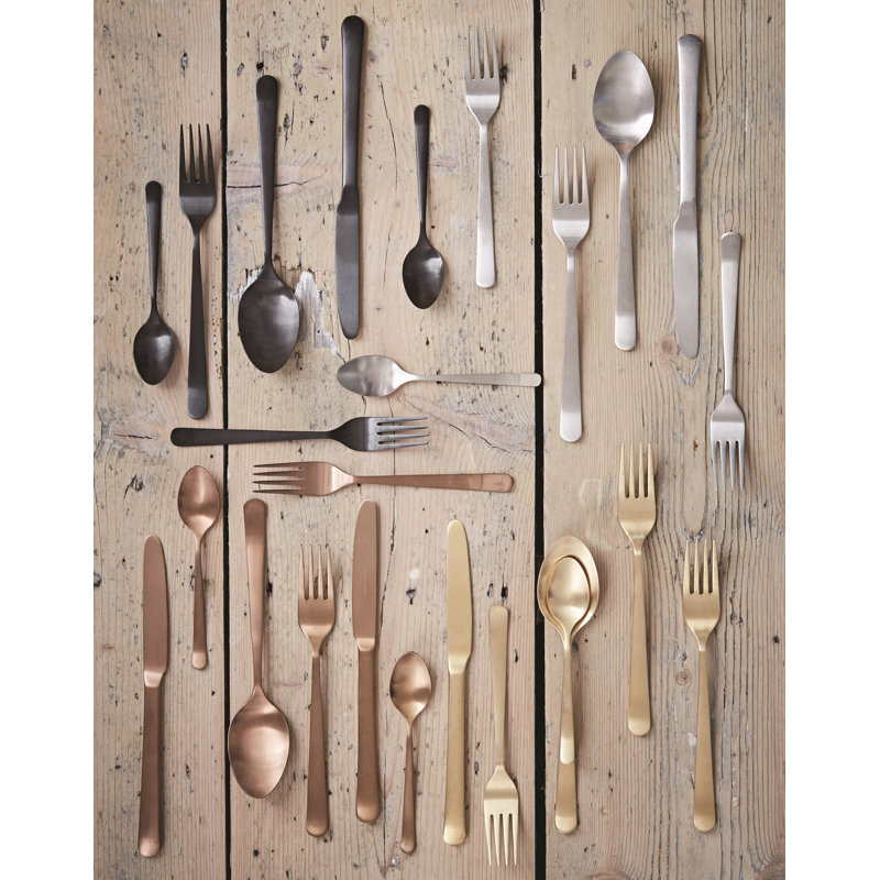 Canvas Home Canvas Home Oslo 18/10 Stainless Steel 5 Piece Flatware Set, Service For 1