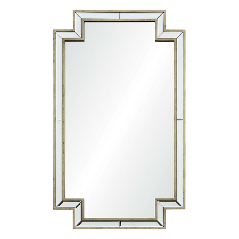 Armino Wood Flat Wall Mirror