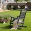 Chaise berçante de jardin pour adultes toutes saisons Adirondack-1626423225