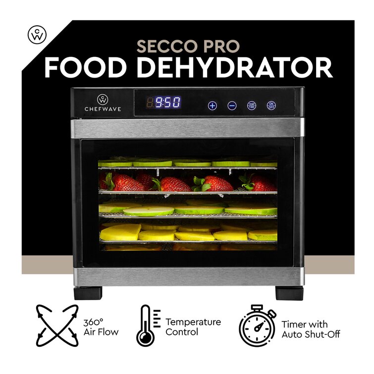Chefwave 6 Tray 600 Watt Food Dehydrator
