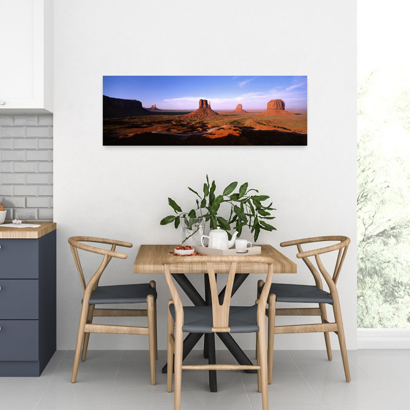 Monument Valley Tribal Park Arizona USA by Collezione Panoramica - Wrapped Canvas Panoramic Print, 30.48 cm H x 91.44 cm W