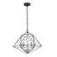 Luminaire suspendu géométrique 5 lumières Kiesel