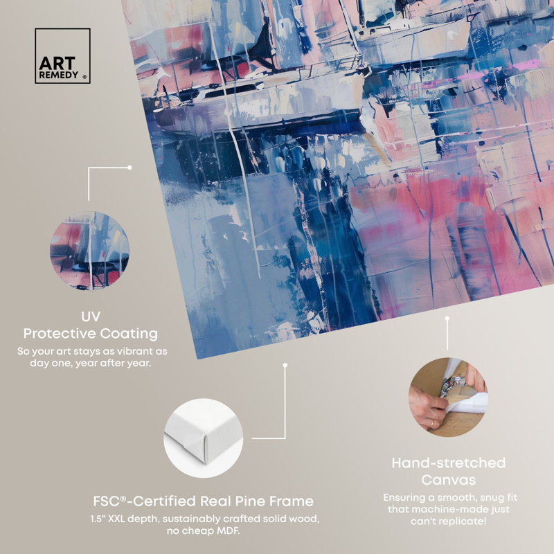 Art mural sur toile encadrée 1 "Art Remedy Sea Breeze 57710, Toile tendue, H 15 po x l 10 po