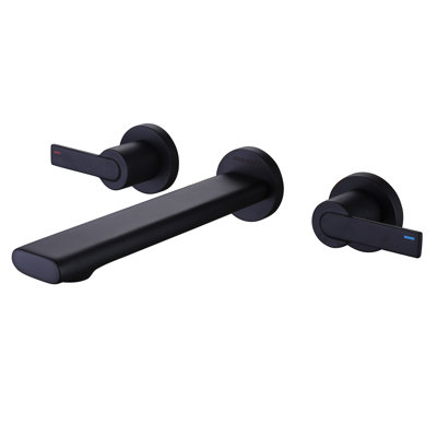 Wall Mounted Optional 2-handle Bathroom Faucet