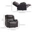 Fauteuil inclinable électrique en cuir Richel Vegan