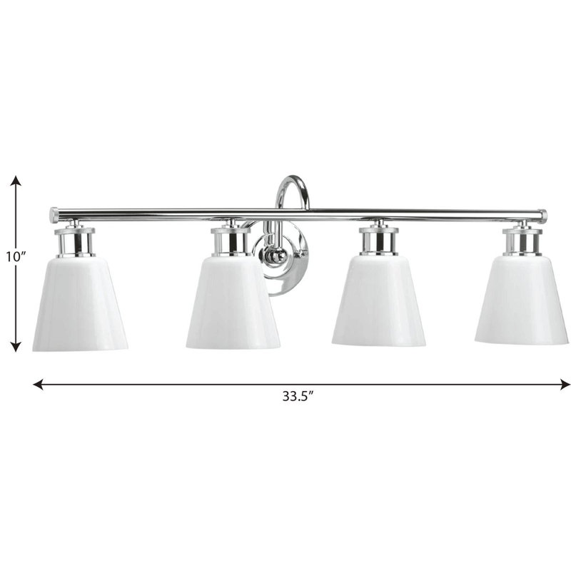 Hollymead 2 - Light Dimmable Vanity Light, Polished Chrome