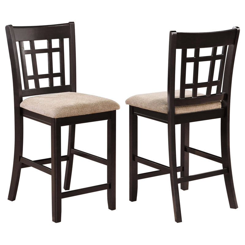 Lattice Back Counter Height Stools