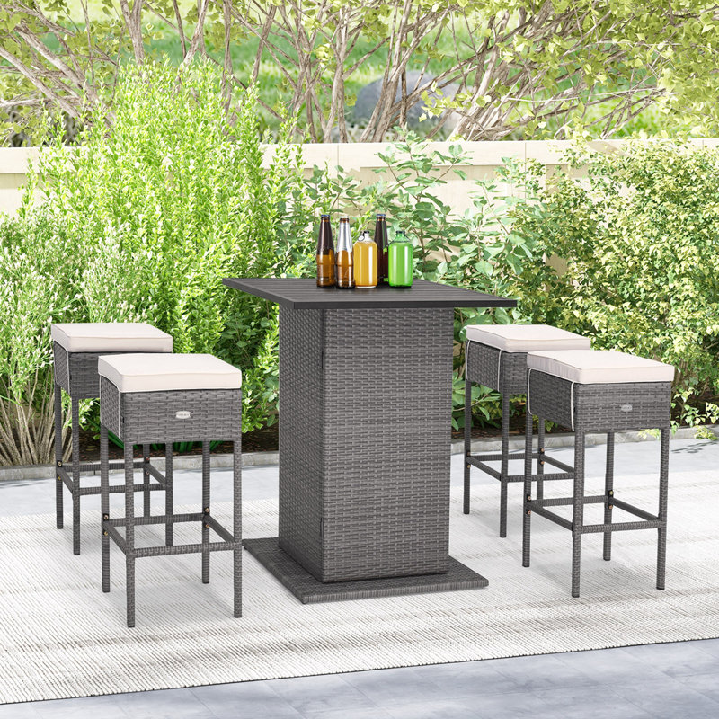 Marciel Bar Set with Stools