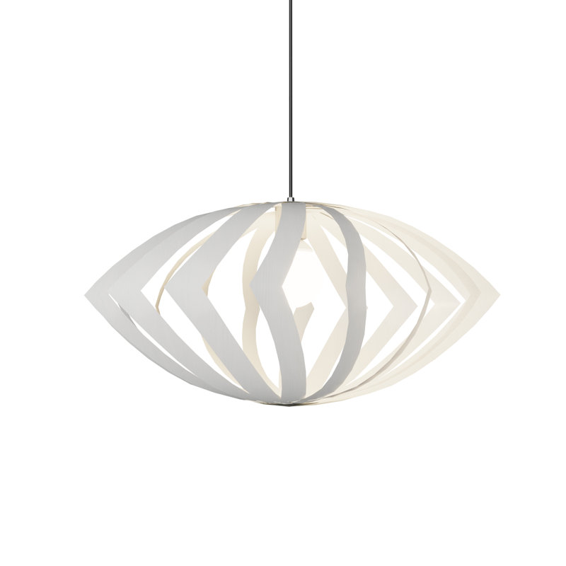 Versátil 1 - Light Pendant, 18.9" H x 33.46" W x 33.46" D, Organic White