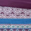 Édredon de style global - microfibre douce, 2 taies décoratives, coussins décoratifs, rembourrage de couleur mauve moderne, couverture