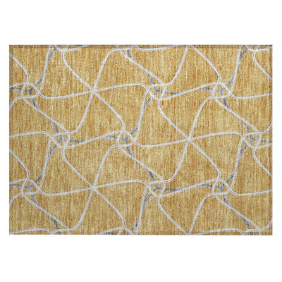  Aleg Area Rug with Non-Slip Backing