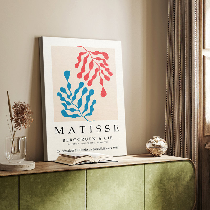 Matisse Cccxxvi, reproduction d'art encadrée sur mesure, galerie Cavas, H 36 po x l 24 po