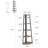 70.07" Tall Corner Shelf, 5 Tier Corner Bookshelf Bookcase Industrial Corner Ladder Shelf Plant Stand for Living Room, Kitchen, Home Office-1135414105