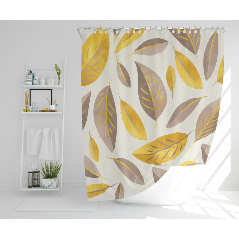 Kalos Polyester Shower Curtain, 177cm H x 177cm W