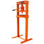 Presse d'atelier hydraulique, capacité de 12 tonnes, fixation au sol, avec plaques de presse, presse de plancher pour garage à cadre en H, hauteur de table de travail réglable, orange-126279494