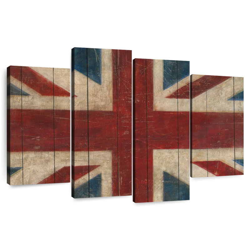 Borges Union Jack, 48" H x 75" W