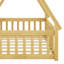 Lit de sol en forme de tente pour enfants avec garde-corps de protection-446228180-446228179