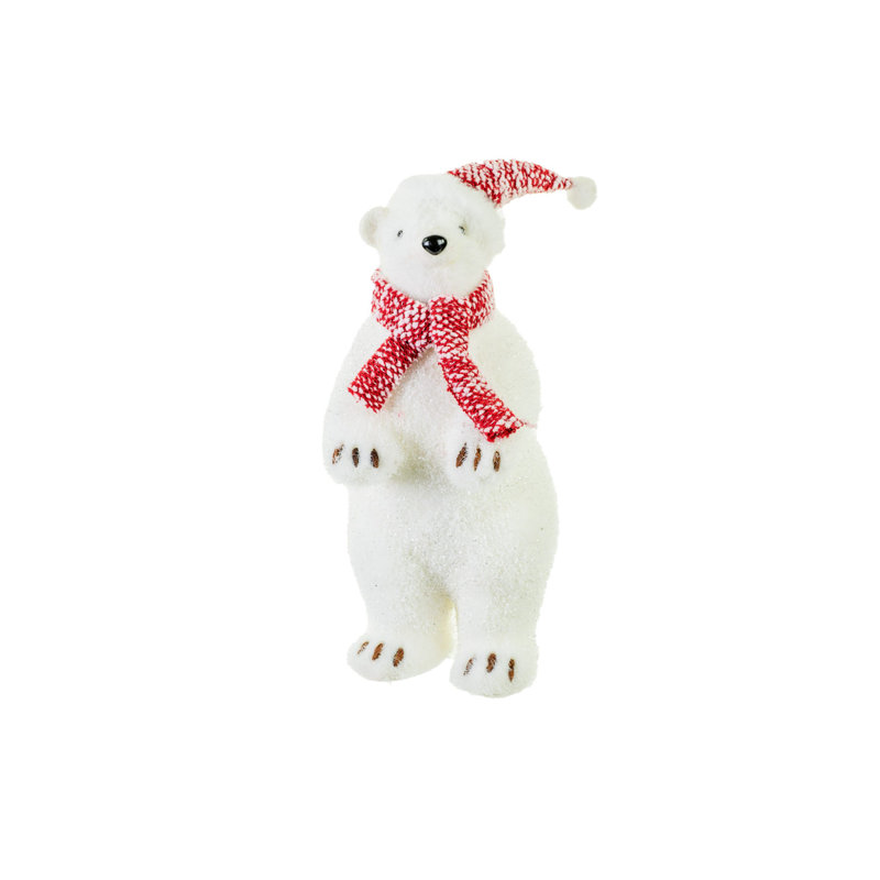 Ours polaire de Noël Glitte