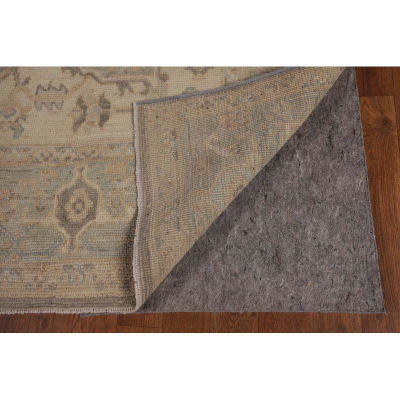 Vegetable Dye Oushak Turkish Area Rug 6