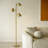 Jacob 64 in. Mid-Century Modern 3-Light Adjustable LED Floor Lamp with 3 Metal Cone Shades
