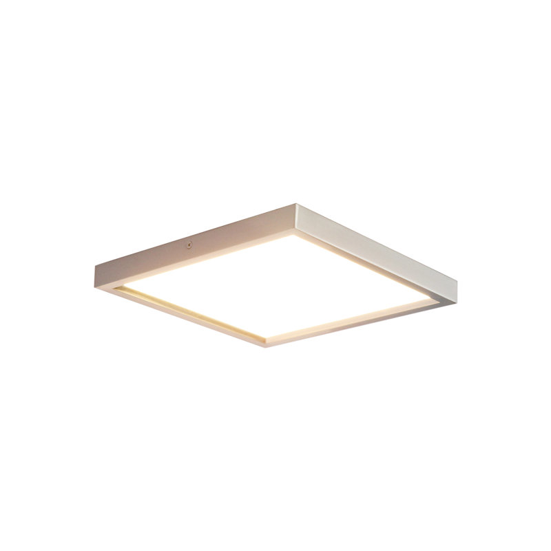 Plafonnier encastré 1 lumière DEL, H 1 po x l 11 po x P 11 po