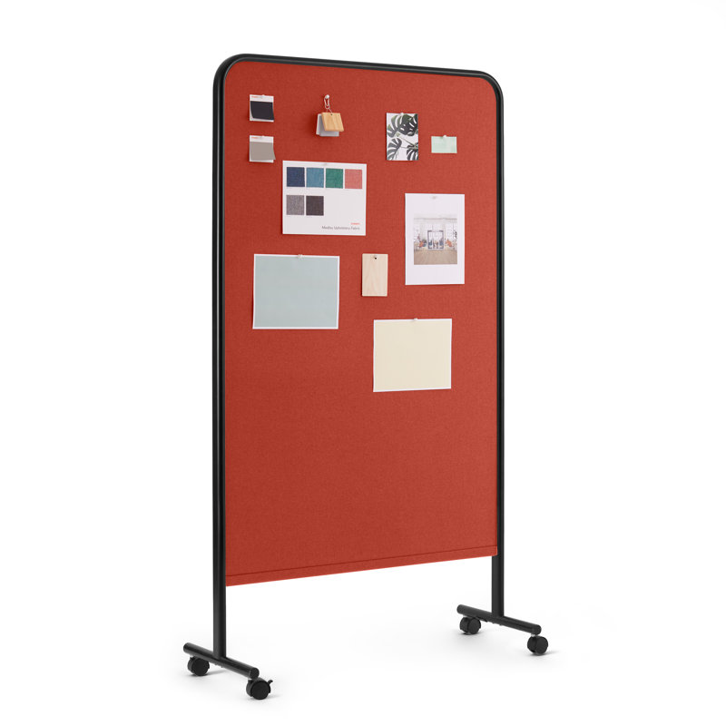 Panneau d'affichage en tissu de but, Noir, Tissage de brique