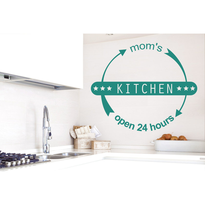 Wall Decal, Aqua Green, Medium