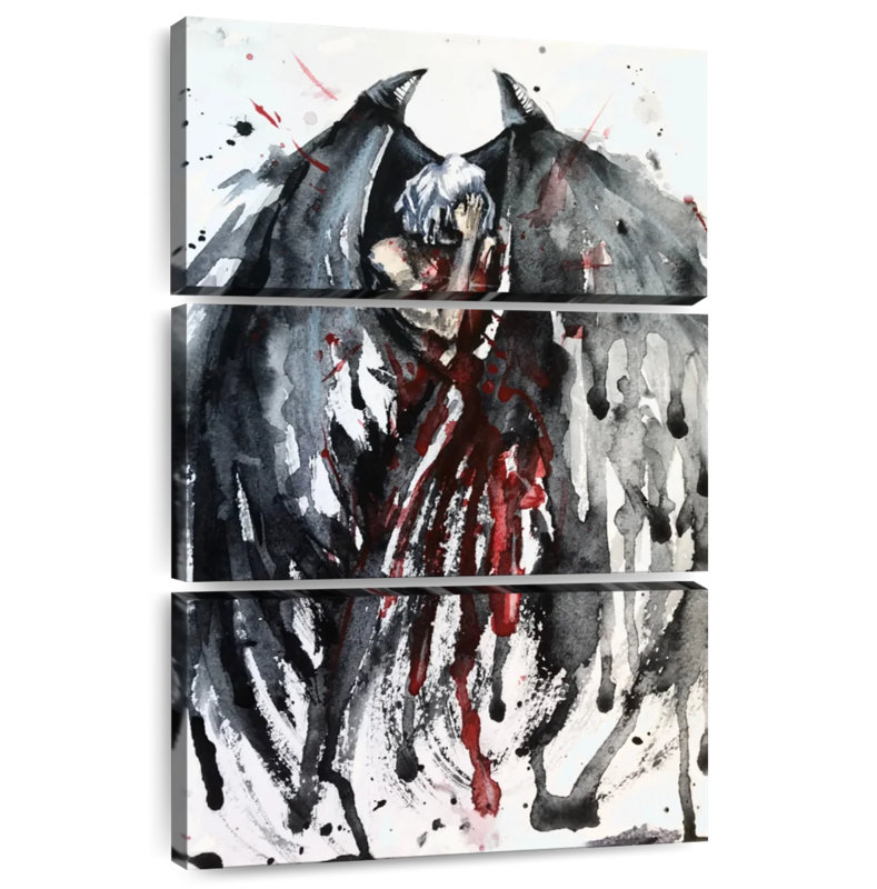 Kelan Crying Angel, 74" H x 48" W