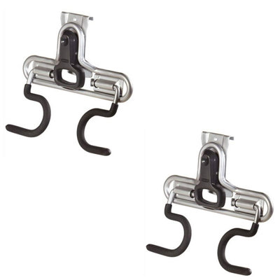 Rubbermaid FastTrack Wall S Hook 2 Handle Tool Storage Organizer Rack