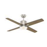 52" Axial Ceiling Fan With LED Light Kit And Wall Control