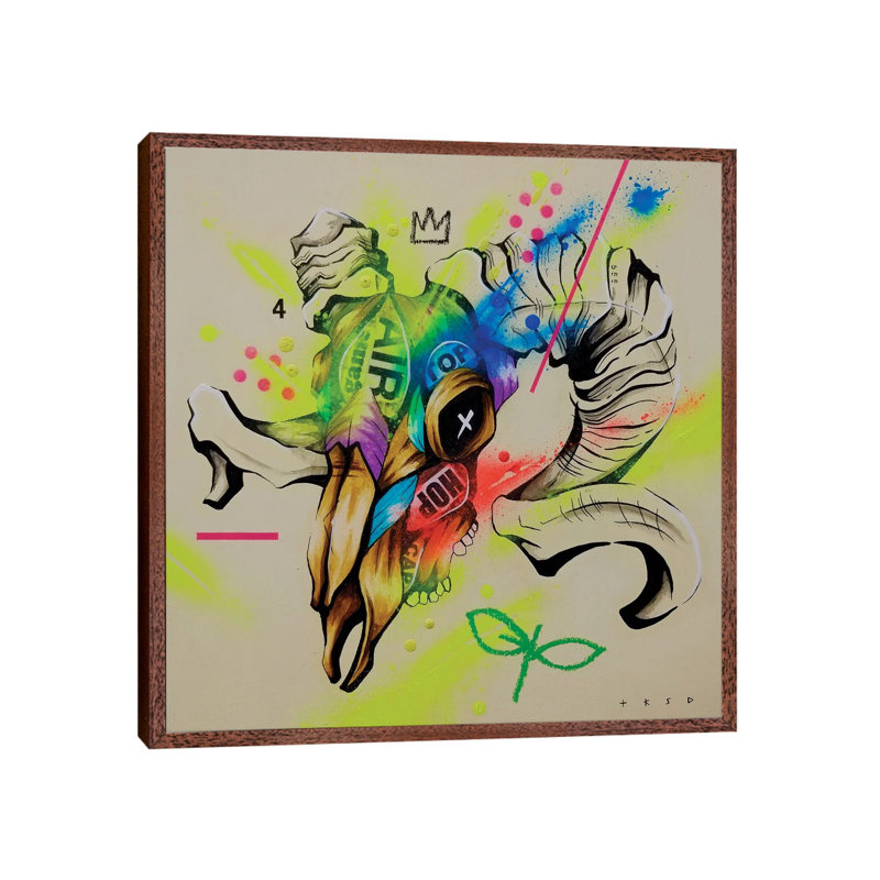 Revive II by Taka Sudo - Floater Frame Gallery-Wrapped Canvas Giclée on Canvas, Classic Wood, 66.04 cm H x 66.04 cm W