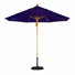 Parapluie De Marché En Fibre De Verre 9' Avec Poulie