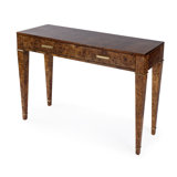 Kai 2 Drawer 45" Burl Wood Console Table