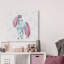 Croteau Croteau Feminine Unicorn - No Frame Print on Canvas-37528356
