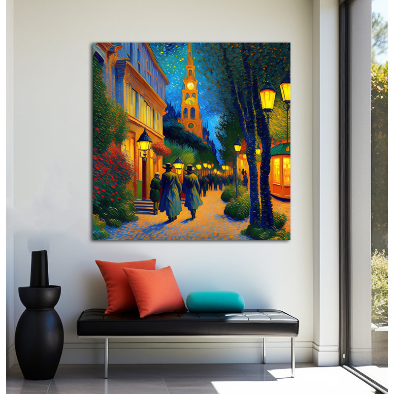 Copenhagen Night, 42" H x 42" W