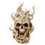 Statue crâne de vampire Hell Flames