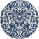 Premium Machine Washable Prisco Navy Rug