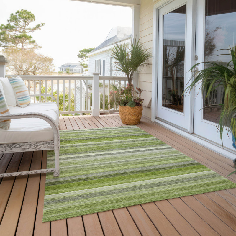 Tapis intérieur / extérieur Kinslee, Rectangle 5 pi x 7 pi 6 po