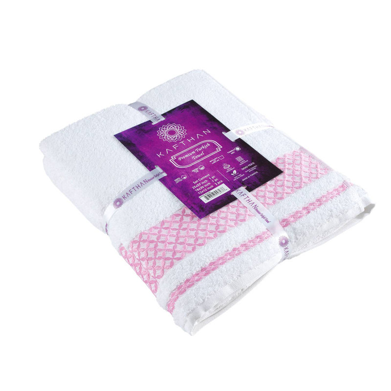 Serviettes de bain KAFTHAN, Blanc