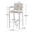 29.50" Barstools With Silver Rust-Proof Aluminum Frame