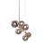 6 - Light Dimmable Sputnik Sphere Chandelier