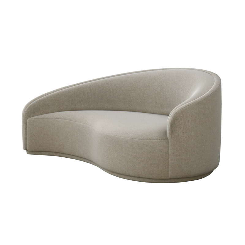 Méridienne Dana, Perle 100% polyester, Orienté vers la droite