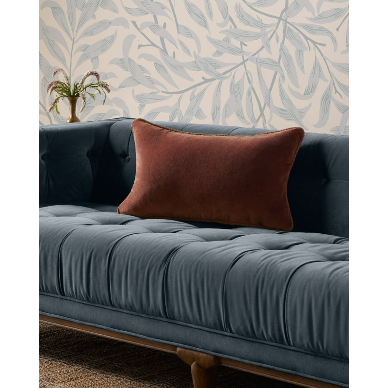 Coussin Liza, Cannelle, H 13 po x l 21 po, Polyester