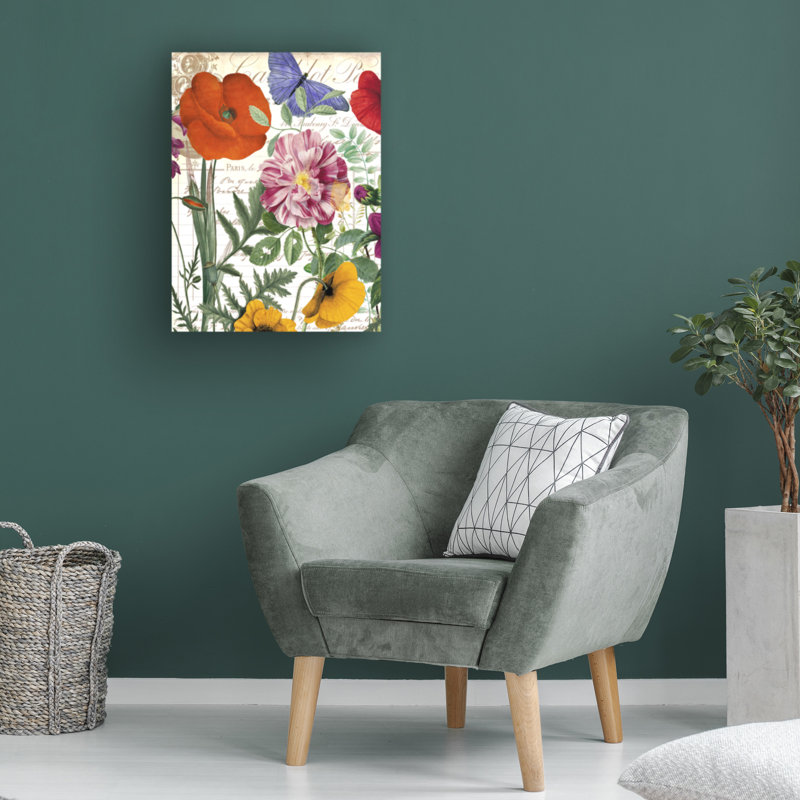 Art sur toile «ologia bella printas », H 19 po x l 14 po