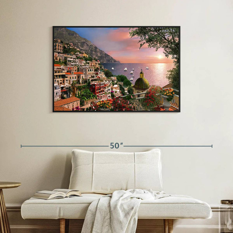 Kavia Seaside Positano, 27" H x 40" W