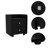 Marsella Nightstand, Two Drawers, Metal Handle, Bedroom-961058393