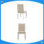 Ensemble de 2 chaises de salle à manger rembourrées en bois avec tête de clou Fabirc-1144065883