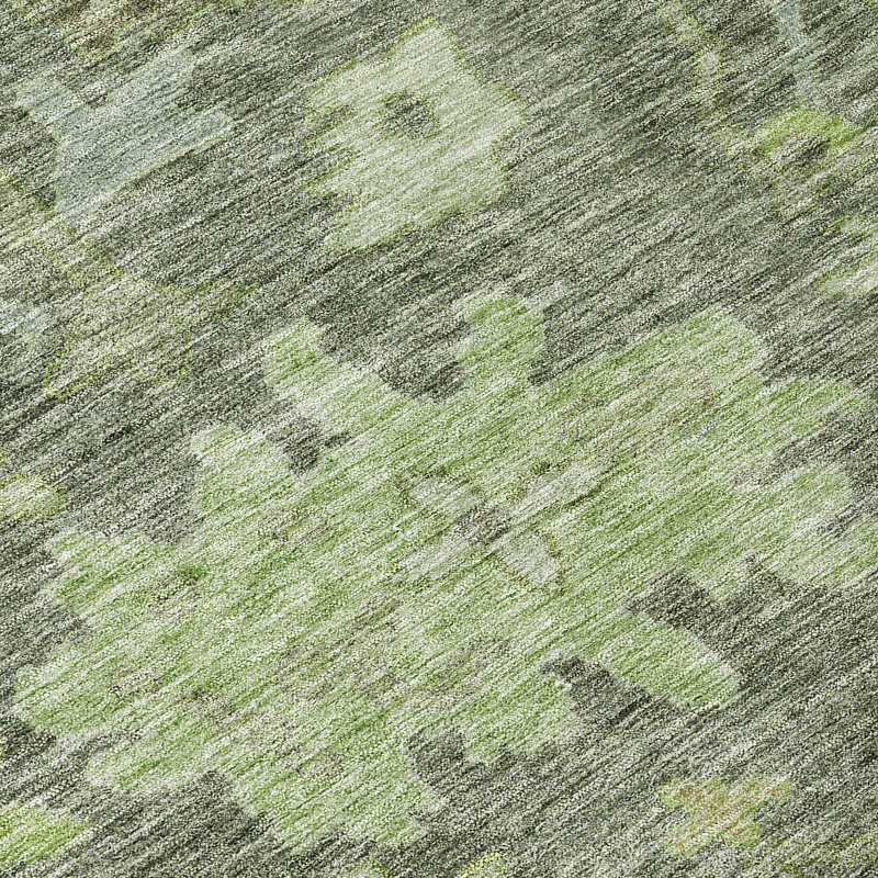 Tapis intérieur / extérieur vert Tirana , 9 pi x 12 pi