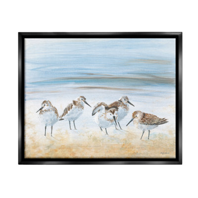" Summer Sandpipers On Shore " by Pam Britton